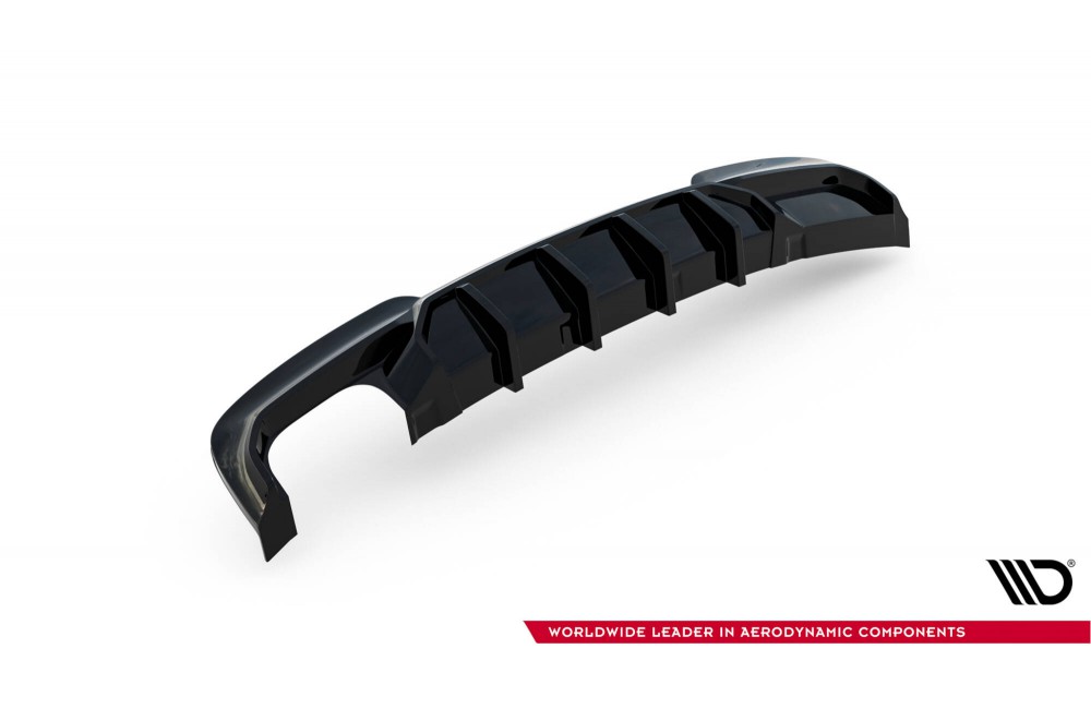 Rear Valance V.2 BMW 5 M-Pack F10 / F11 (Version with double exhaust on one side)