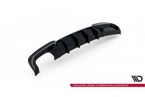Rear Valance V.2 BMW 5 M-Pack F10 / F11 (Version with double exhaust on one side)