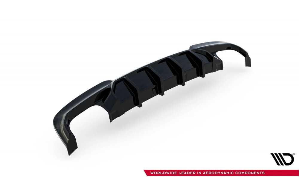 Rear Valance V.2 BMW 5 M-Pack F10 / F11 (Version with two double exhausts)