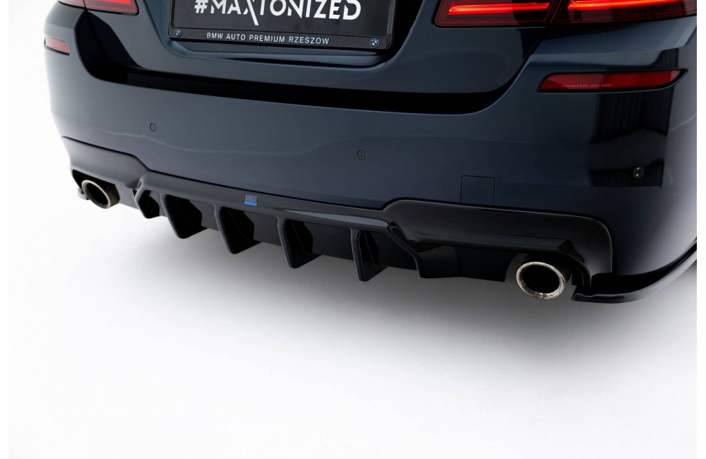 Rear Valance V.2 BMW 5 M-Pack F10 / F11 (Version with two single exhausts)