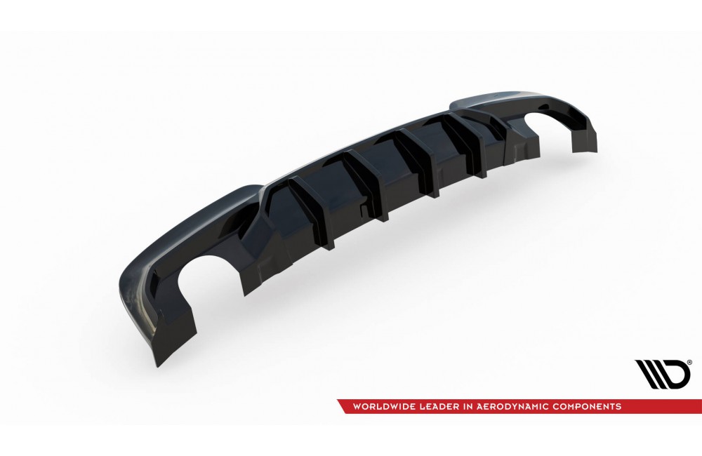 Rear Valance V.2 BMW 5 M-Pack F10 / F11 (Version with two single exhausts)