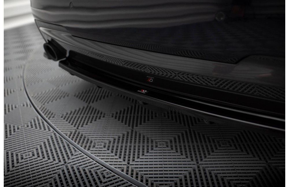 Rear Splitter for BMW 5 F11 M-PACK (fits two single exhaust ends)