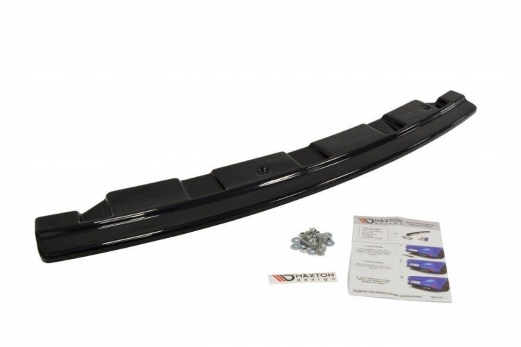 Πίσω Splitter για BMW 5 M-Pack Sedan/Touring F10/F11 - χωρίς κάθετες ράβδους (ταιριάζει σε δύο μονά τελικά εξάτμισης)