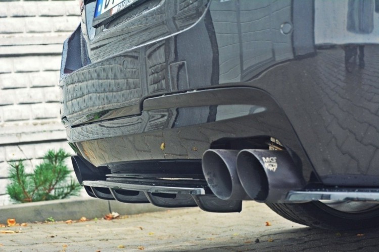 Πίσω Splitter για BMW 5 M-Pack Sedan/Touring F10/F11 (ταιριάζει σε δύο διπλές εξάτμισης)
