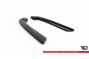 REAR SIDE SPLITTERS for BMW 5 F11 M-PACK (fits two single exhaust ends)