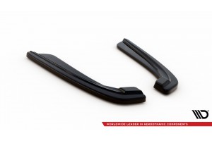 REAR SIDE SPLITTERS for BMW 5 F11 M-PACK (fits two single exhaust ends)