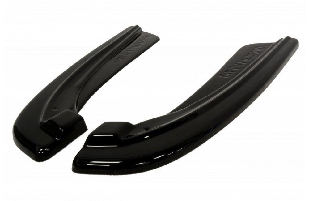 REAR SIDE SPLITTERS for BMW 5 F11 M-PACK (fits two double exhaust ends)