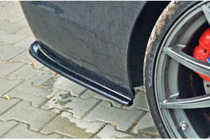 REAR SIDE SPLITTERS for BMW 5 F11 M-PACK (fits two double exhaust ends)