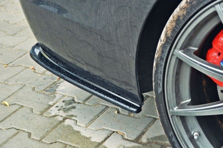 ΠΙΣΩ ΠΛΕΥΡΙΚΕΣ SPLITTERS για BMW 5 M-Pack Sedan /Touring F10/F11 (ταιριάζει σε δύο διπλές εξάτμισης)