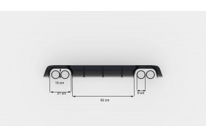 Rear Valance BMW M5  / 5 M-Pack E39