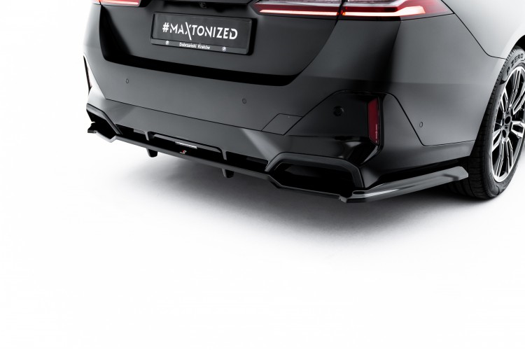 Πίσω Splitter (με κάθετες ράβδους) V.1 BMW 5 / i5 M-Pack Sedan / Touring G60 / G61