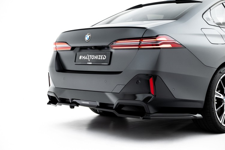 Πίσω Splitter (με κατακόρυφες ράβδους) V.1 BMW 5 / i5 M-Pack Sedan / Touring G60 / G61