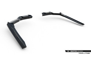 Rear Side Splitters V.2 BMW 5 / i5 M-Pack Sedan / Touring G60 / G61