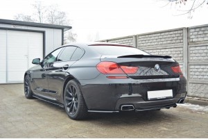 Rear Splitter for BMW 6 Gran Coupé MPACK (with a vertical bar)