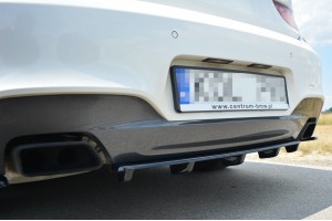 Rear Splitter for BMW 6 Gran Coupé MPACK (with a vertical bar)