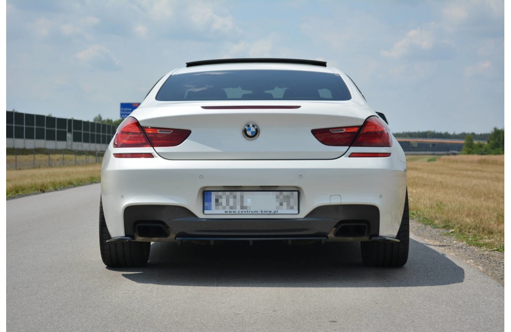 Rear Splitter for BMW 6 Gran Coupé MPACK (with a vertical bar)