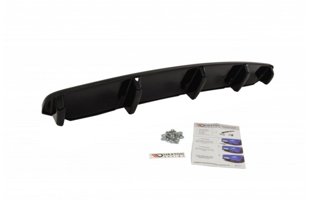 Rear Splitter for BMW 6 Gran Coupé MPACK (with a vertical bar)