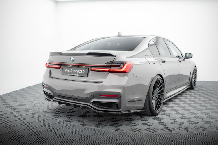 Πίσω Splitter (με κατακόρυφες ράβδους) V.2 BMW 7 M-Pack G11 / G12 Facelift
