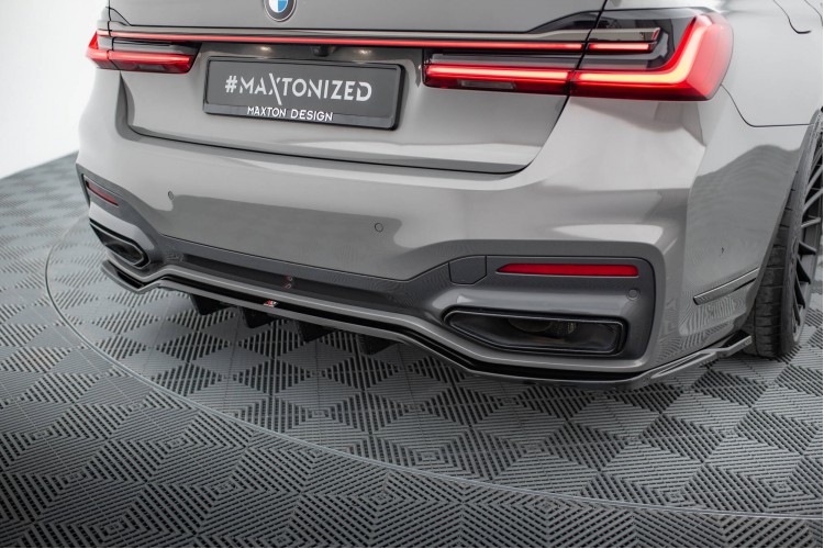 Πίσω Splitter (με κατακόρυφες ράβδους) V.2 BMW 7 M-Pack G11 / G12 Facelift