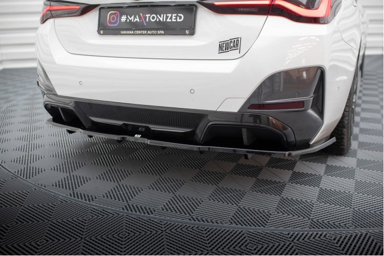 Πίσω Splitter (με κατακόρυφες ράβδους) V.1 BMW i4 M-Pack G26