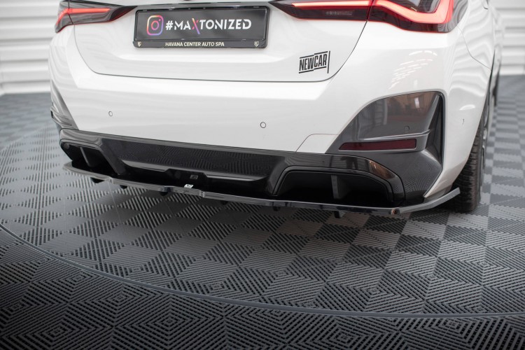 Πίσω Splitter (με κατακόρυφες ράβδους) V.1 BMW i4 M-Pack G26