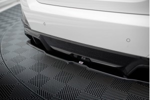 Rear Splitter (with vertical bars) V.2 BMW i4 M-Pack G26 - Gloss Black