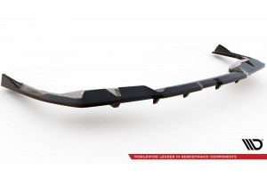 Rear Splitter (with vertical bars) V.2 BMW i4 M-Pack G26 - Gloss Black