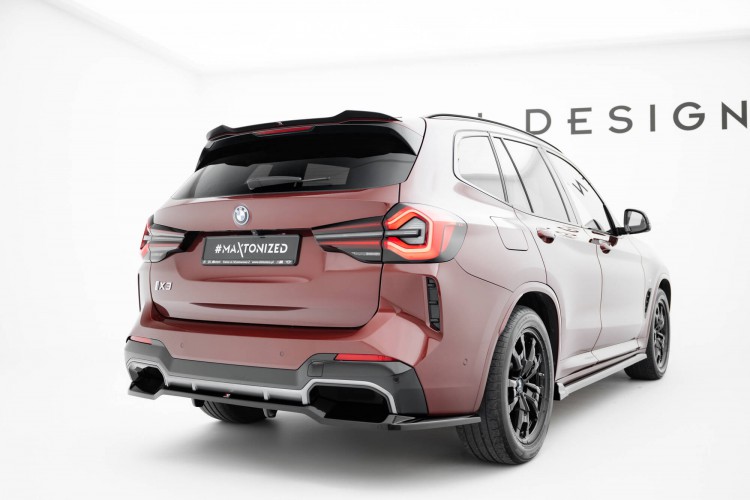 Πίσω Splitter (με κάθετες ράβδους) BMW iX3 M-Pack G08 Facelift
