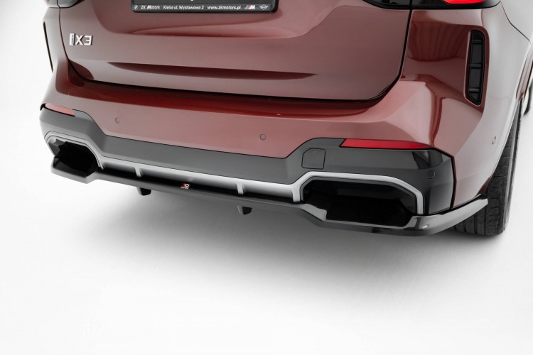 Πίσω Splitter (με κάθετες ράβδους) BMW iX3 M-Pack G08 Facelift