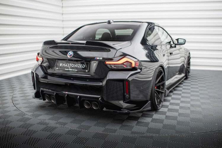 Πίσω Πλευρικοί Splitters V.4 (Για πίσω valance v.1)  BMW M2 G87