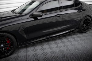 Side Skirts Diffusers V.1 + Flaps BMW M8 Gran Coupe F93 / 8 Gran Coupe M-Pack G16