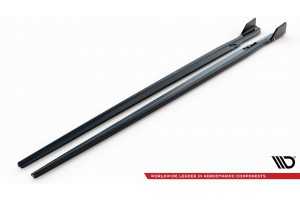 Side Skirts Diffusers V.1 + Flaps BMW M8 Gran Coupe F93 / 8 Gran Coupe M-Pack G16