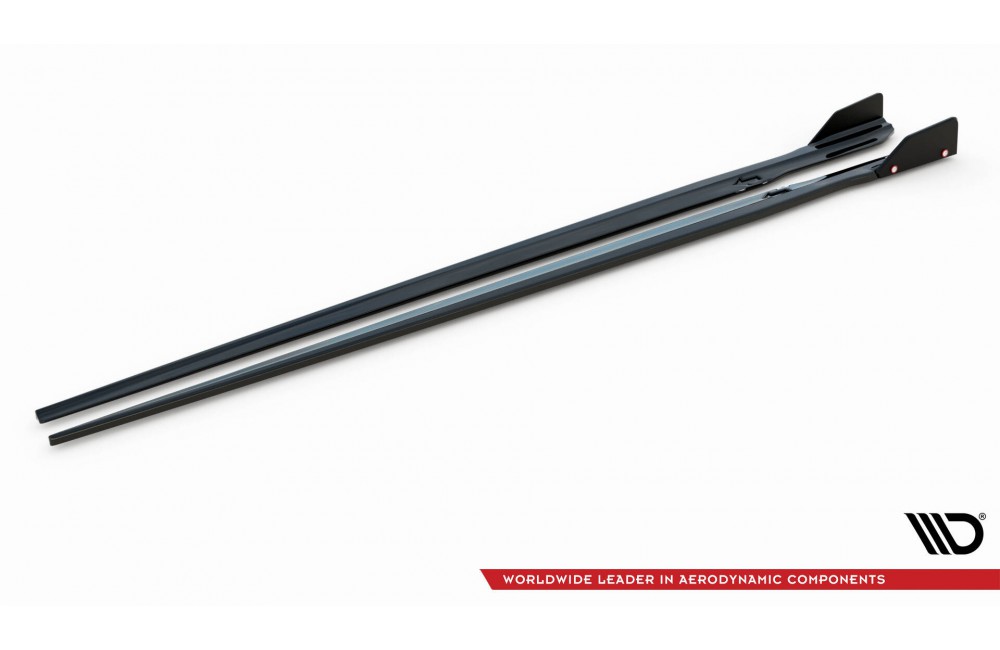 Side Skirts Diffusers V.1 + Flaps BMW M8 Gran Coupe F93 / 8 Gran Coupe M-Pack G16