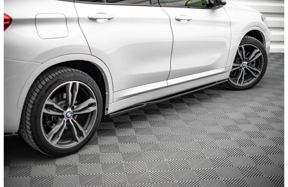 Side Skirts Diffusers BMW X1 M-Pack F48 / F48 Facelift