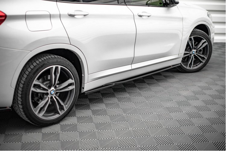 Side Skirts Diffusers BMW X1 M-Pack F48 / F48 Facelift