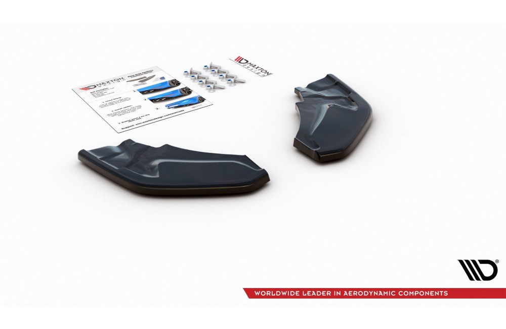 Rear Side Splitters for BMW X2 F39 M-Pack