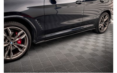 Side Skirts Diffusers V.2  BMW X3 M40d / M40i / M-Pack G01 