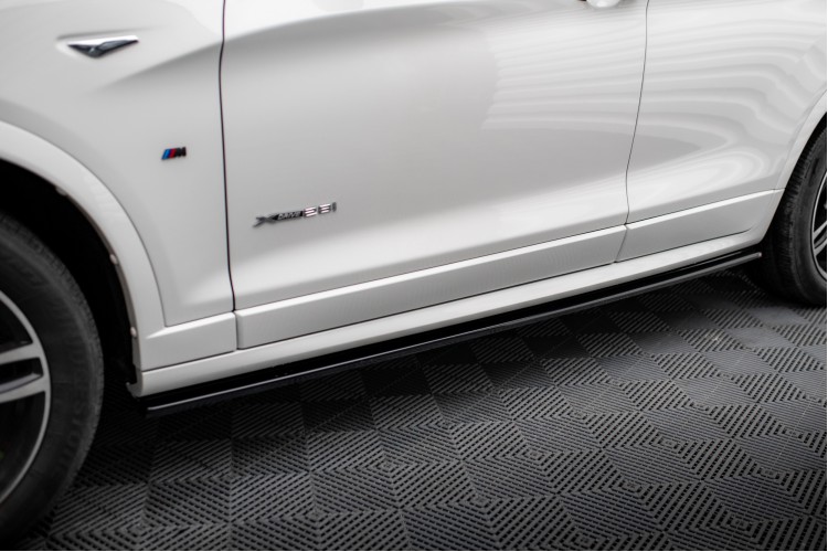 Side Skirts Diffusers BMW X3 M-Pack F25 Facelift