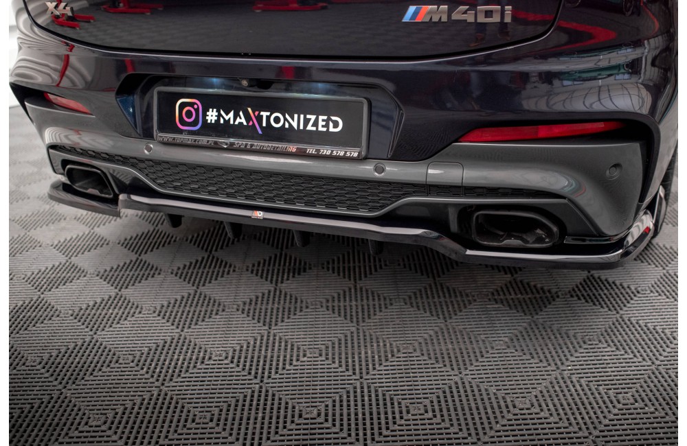 Rear Splitter (with vertical bars) V.2 BMW X4 M40i G02