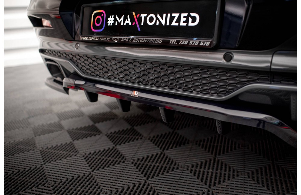 Rear Splitter (with vertical bars) V.2 BMW X4 M40i G02