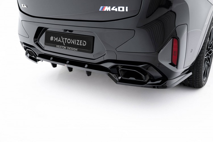 Πίσω Splitter (με κάθετες ράβδους) V.2 BMW X4 M-Pack G02 Facelift