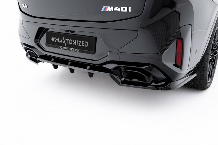 Πίσω Splitter (με κάθετες ράβδους) V.2 BMW X4 M-Pack G02 Facelift