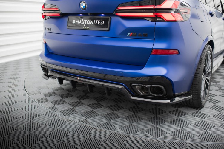 Πίσω splitter (με κατακόρυφες ράβδους) V.1 BMW X5 M-Pack G05 Facelift