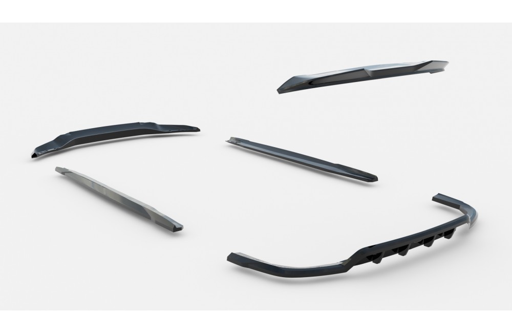 Set of Splitters V.1 BMW X5 M-Pack G05 Facelift