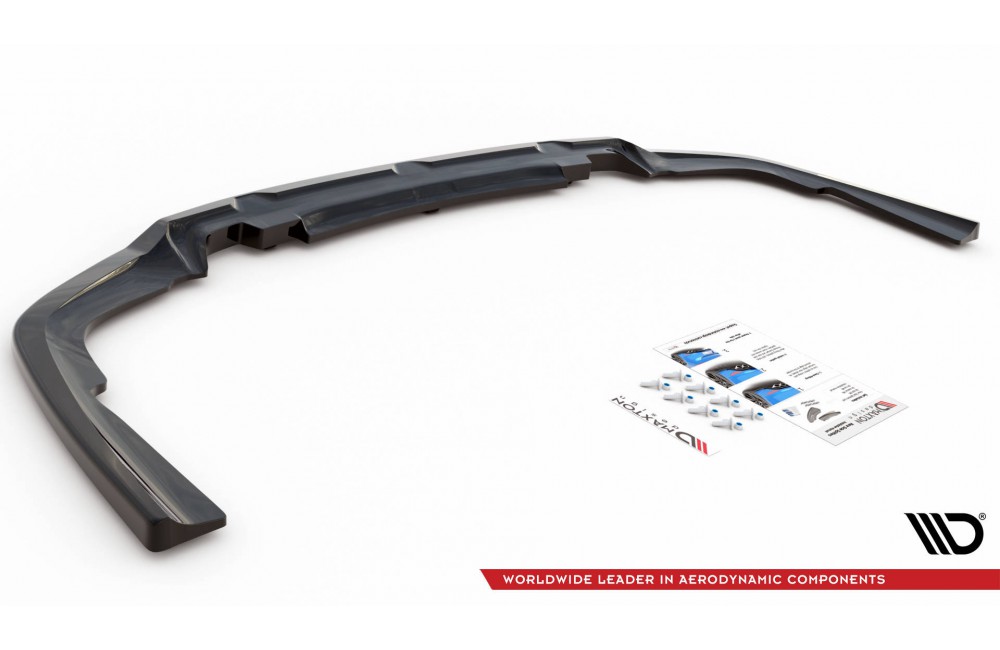 Rear Splitter (with vertical bars) V.1 BMW X6 M-Pack G06