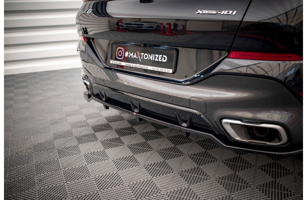 Rear Splitter (with vertical bars) V.2 BMW X6 M-Pack G06