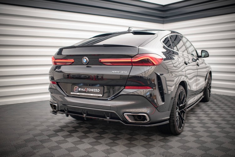 Πίσω Splitter (με κάθετες ράβδους) V.2 BMW X6 M-Pack G06