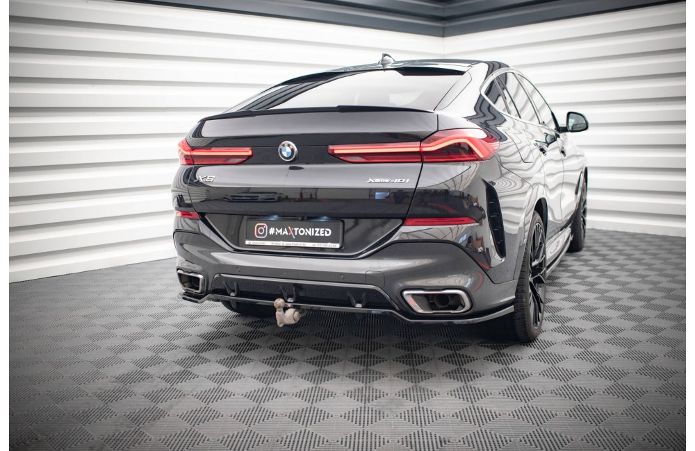 Rear Splitter (with vertical bars) V.3 BMW X6 M-Pack G06