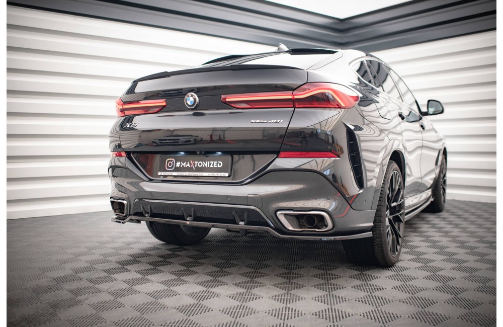 Rear Splitter (with vertical bars) V.3 BMW X6 M-Pack G06
