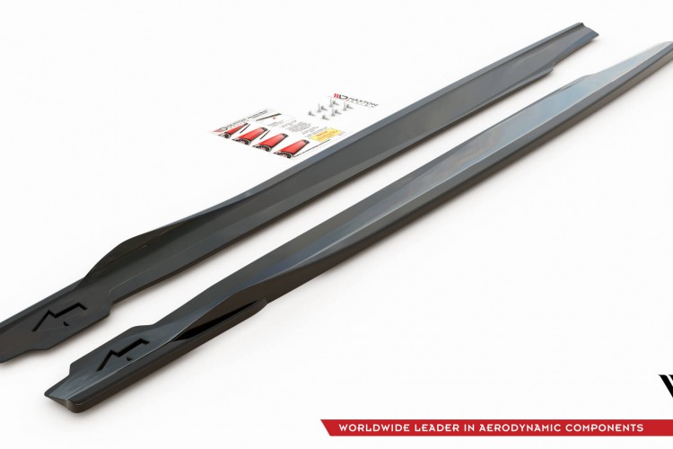 Side Skirts Diffusers V.1 BMW X6 M F96 / X6 M-Pack G06